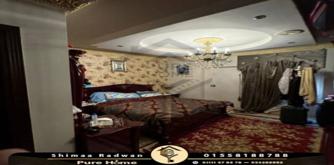 شقة للبيع فى سيدي جابر - قسم سيدى جابر - الإسكندرية