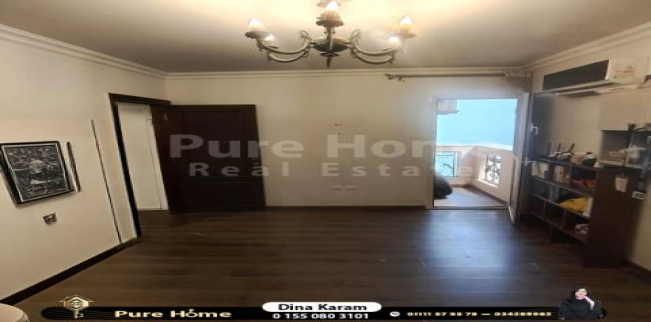 شقة للبيع فى سموحة - قسم سيدى جابر - الإسكندرية